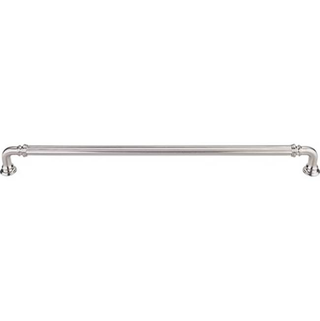 Top Knobs Reeded Pull 12 Inch (c-c) Brushed Satin Nickel