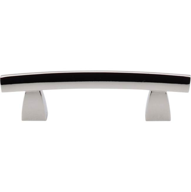 Top Knobs Arched Pull 3 Inch (c-c) Polished Nickel