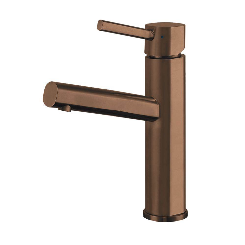 Whitehaus Collection Waterhaus Lead-Free Solid Stainless Steel Single lever Elevated Lavatory Faucet