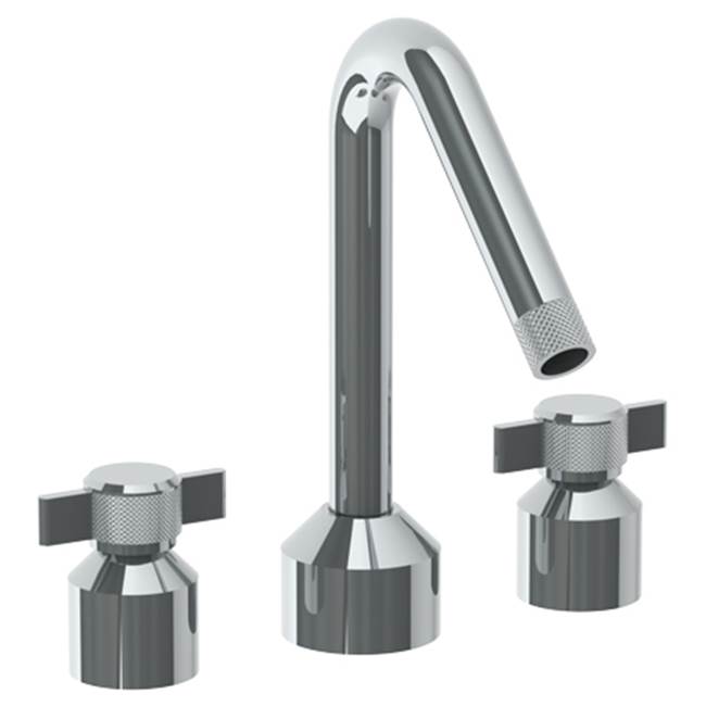 Watermark Deck Mounted 3 Hole Bath set with Angled Spout