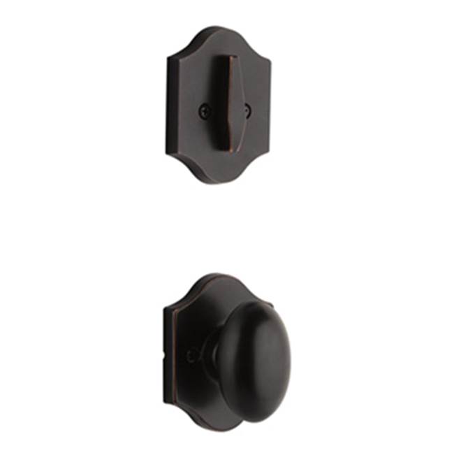 Yale Expressions Yale Everly Single Cylinder Interior Trim Pack with Auburn Knob, Oil Rubbed Bronze