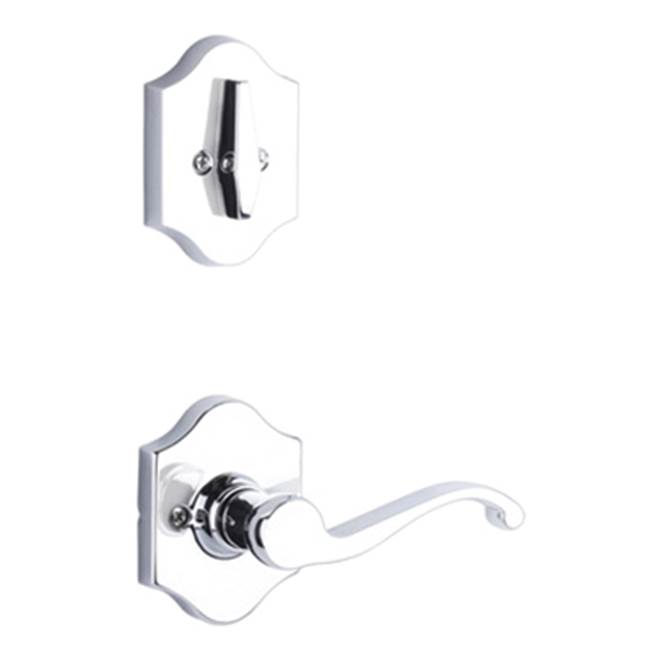 Yale Expressions Yale Everly Single Cylinder Interior Trim Pack with Farmington Lever Right Handed, Polished Chrome