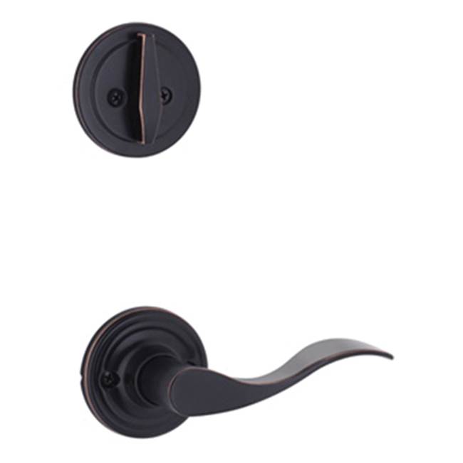 Yale Expressions Yale Maguire Single Cylinder Interior Trim Pack with Brunswick Lever Left Handed, Oil Rubbed Bronze