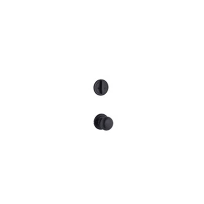 Yale Expressions Yale Maguire Single Cylinder Interior Trim Pack with Walker Knob, Flat Black