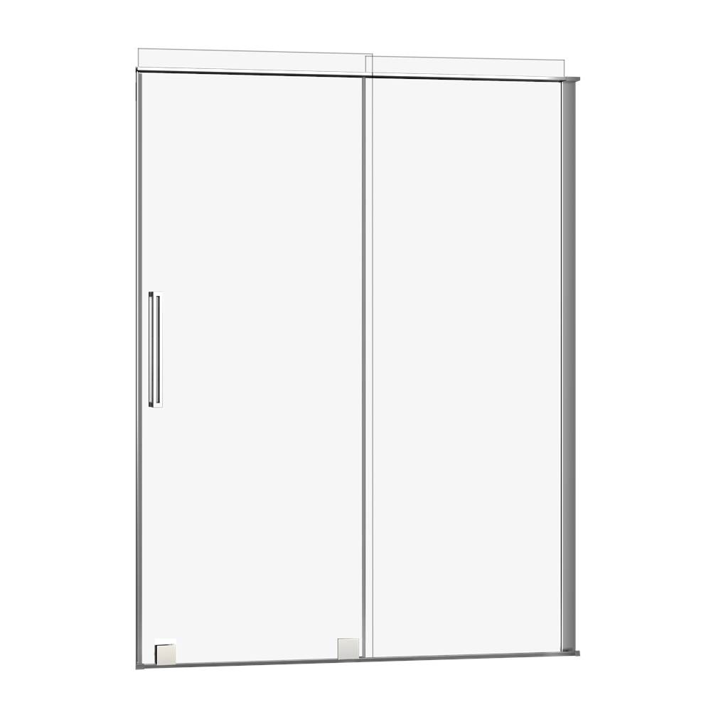 Zitta Quadro 48 Chrome Straight Shower Door