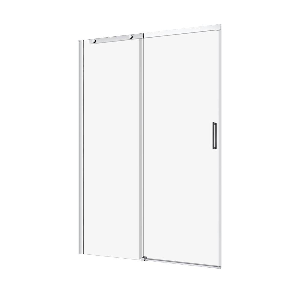 Zitta Vague 54 Chrome Clear Straight Shower Door